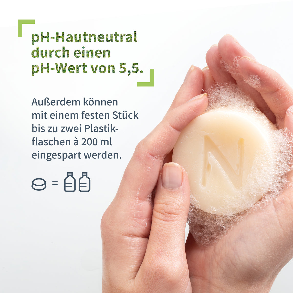 Feste Dusche + Pflege (2 in 1) - Intense red