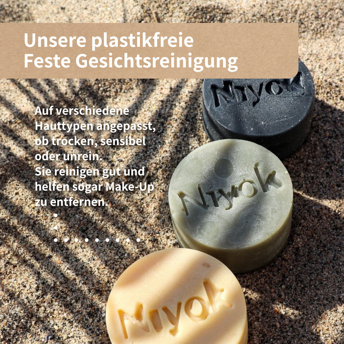 Feste Gesichtsreinigung für fettige Haut - Zink-Komplex