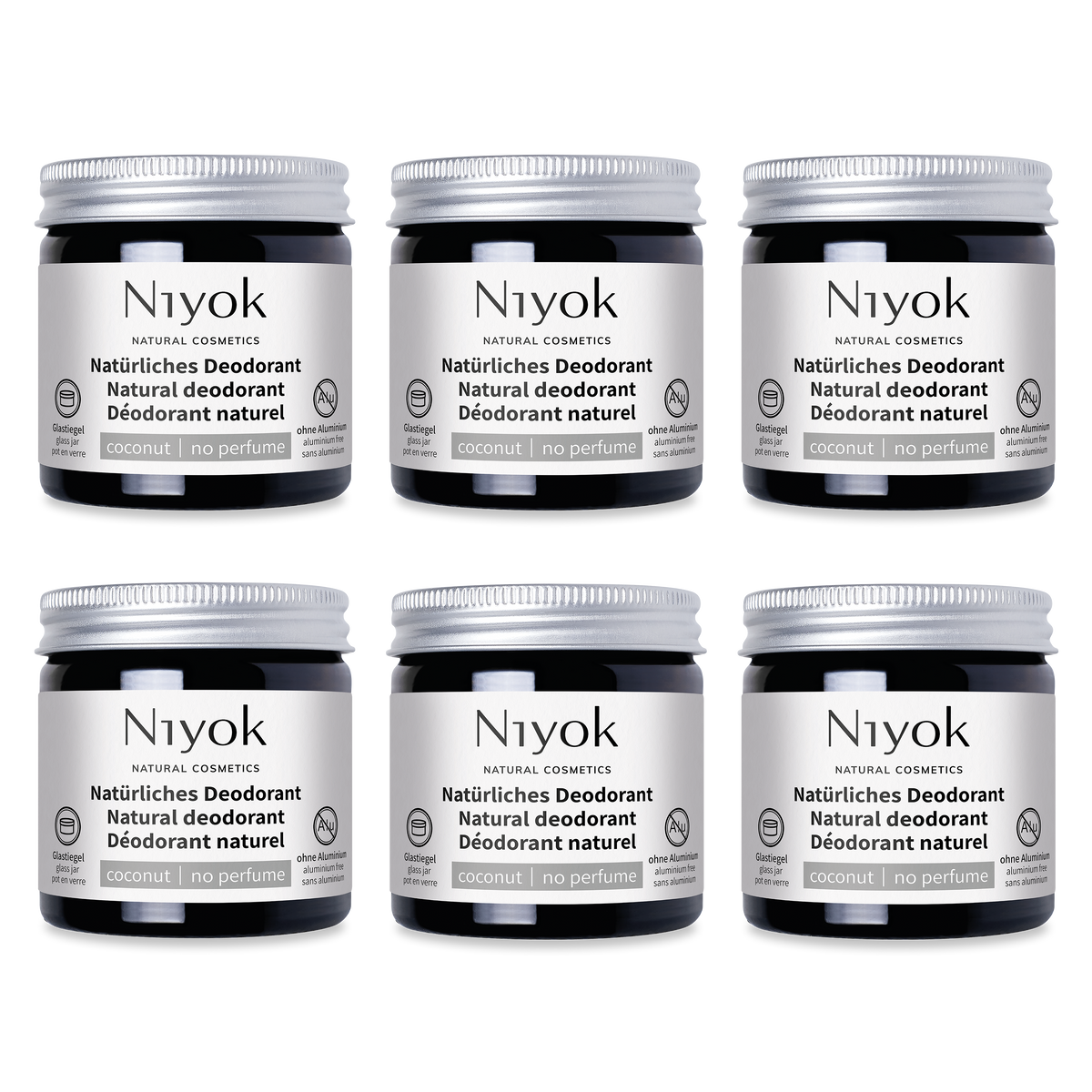Deocreme (Kokos) – Ohne Parfüm, sanfter Kokosduft – 2 in 1 Antitranspirant + Schutz – Vegan & ohne Aluminium