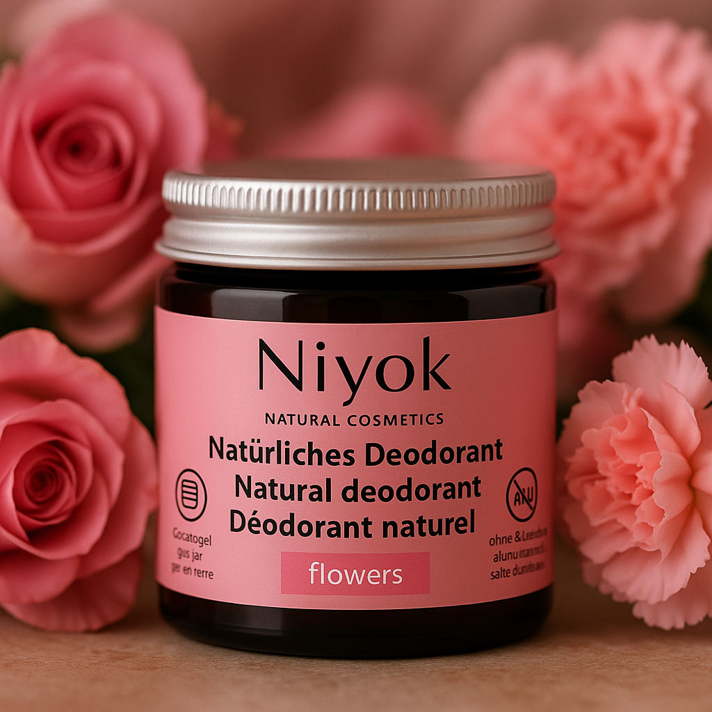 Deocreme (Flowers) – Blumig-süßer Duft – 2 in 1 Antitranspirant + Schutz – Vegan & ohne Aluminium