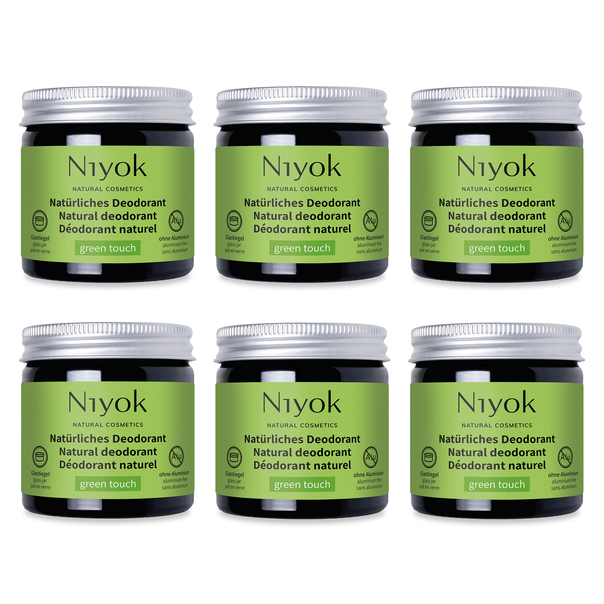 Deocreme (Green Touch) – Feinherber Duft – 2 in 1 Antitranspirant + Schutz – Vegan & ohne Aluminium