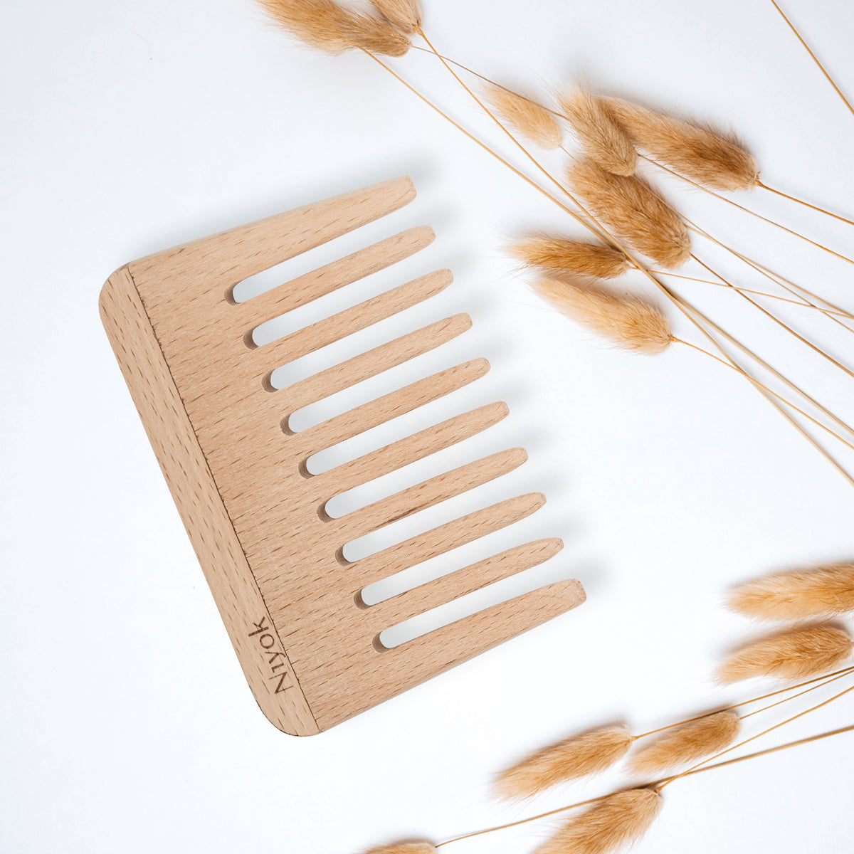 Afrokamm, Anti-Frizz Effekt, für welliges und lockiges Haar