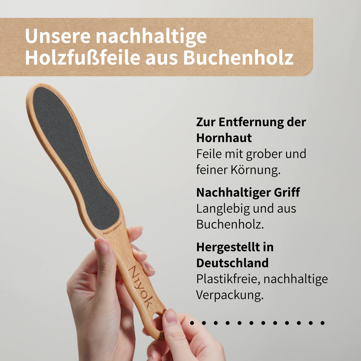 Holzfußfeile