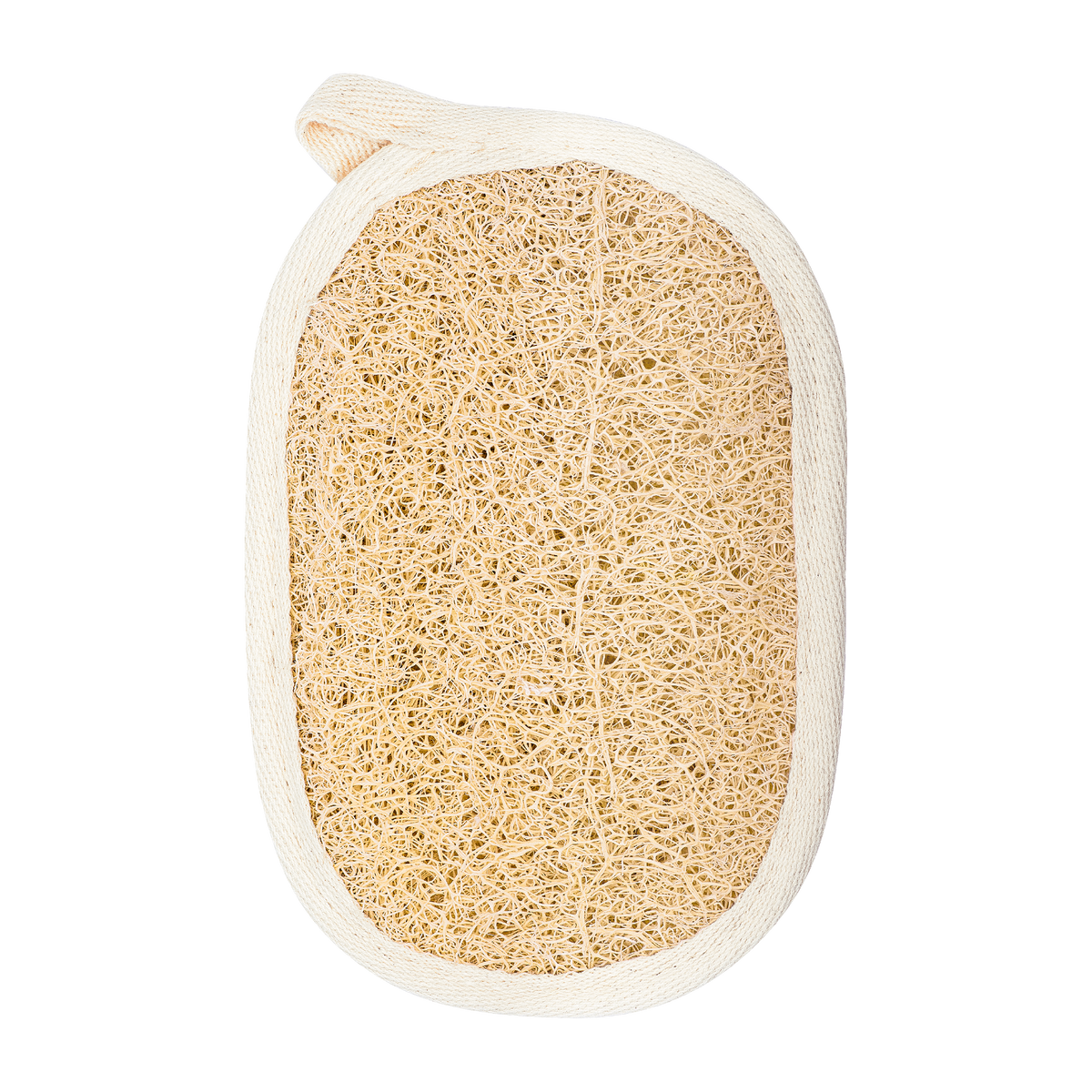 Massagepad Luffa & Baumwolle (oval)