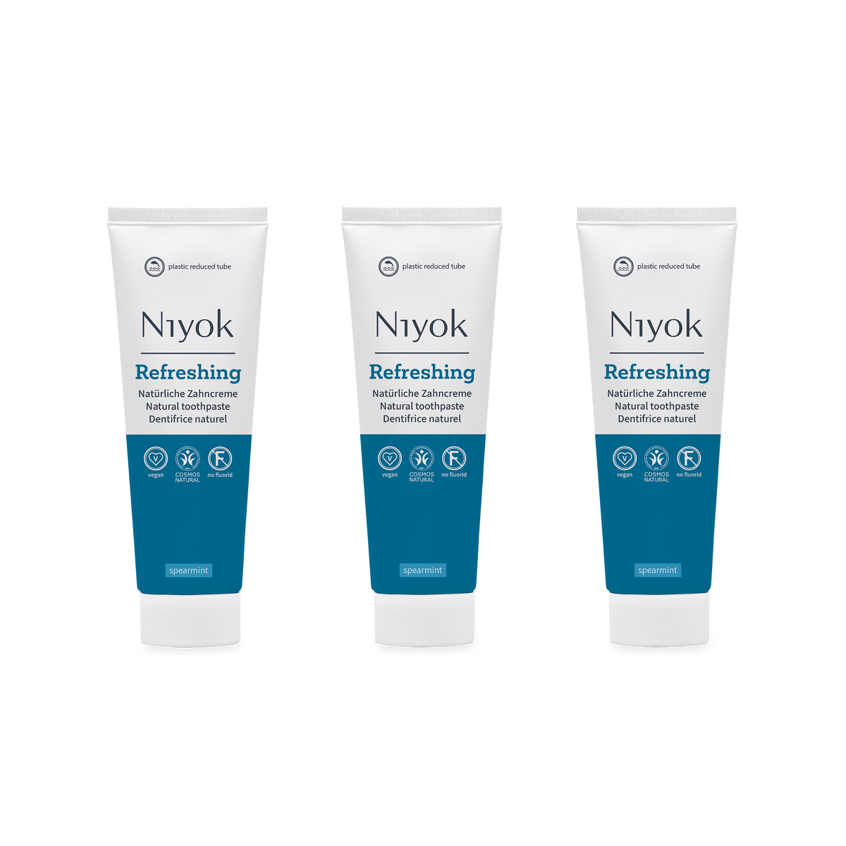 Natürliche Zahncreme – Sanft & Frisch (Refreshing) - Vegan & ohne Fluorid