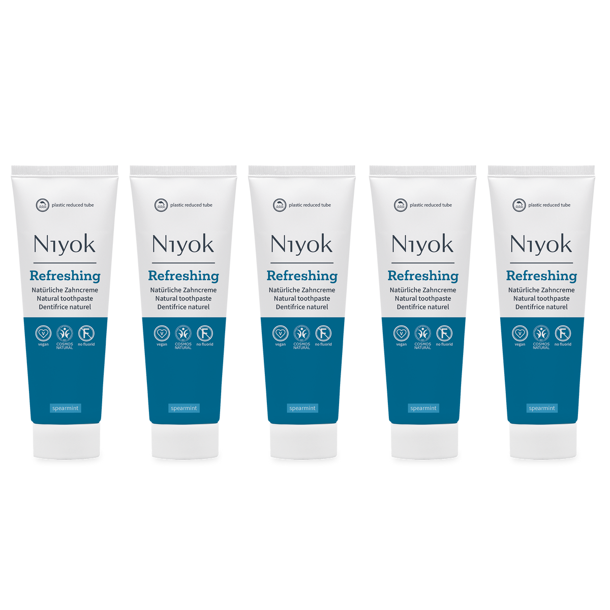 Natürliche Zahncreme – Sanft & Frisch (Refreshing) - Vegan & ohne Fluorid