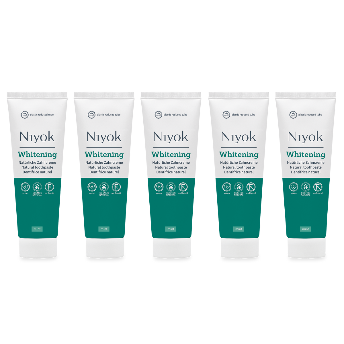 Natürliche Zahncreme – Sanft & Strahlend Weiß (Whitening) - Vegan & ohne Fluorid