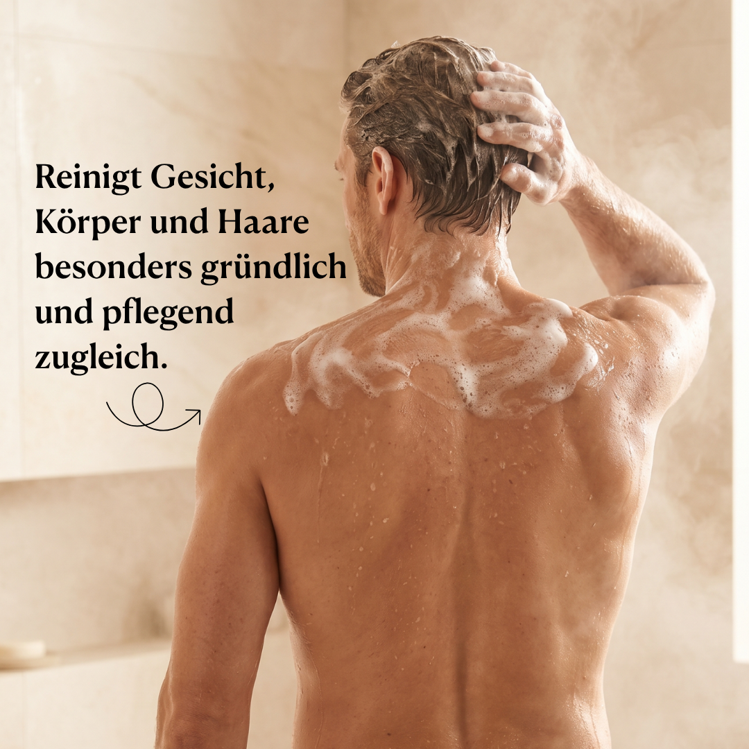 Duschgel Männer 3 in 1 bergamot breeze