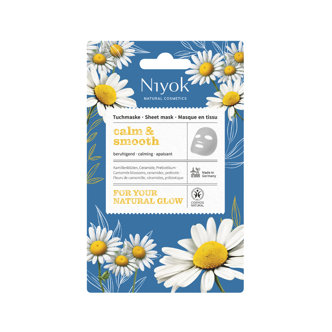 Beruhigende Tuchmaske - Sensitive Care mit Kamille & Ceramiden „Calm & Smooth“