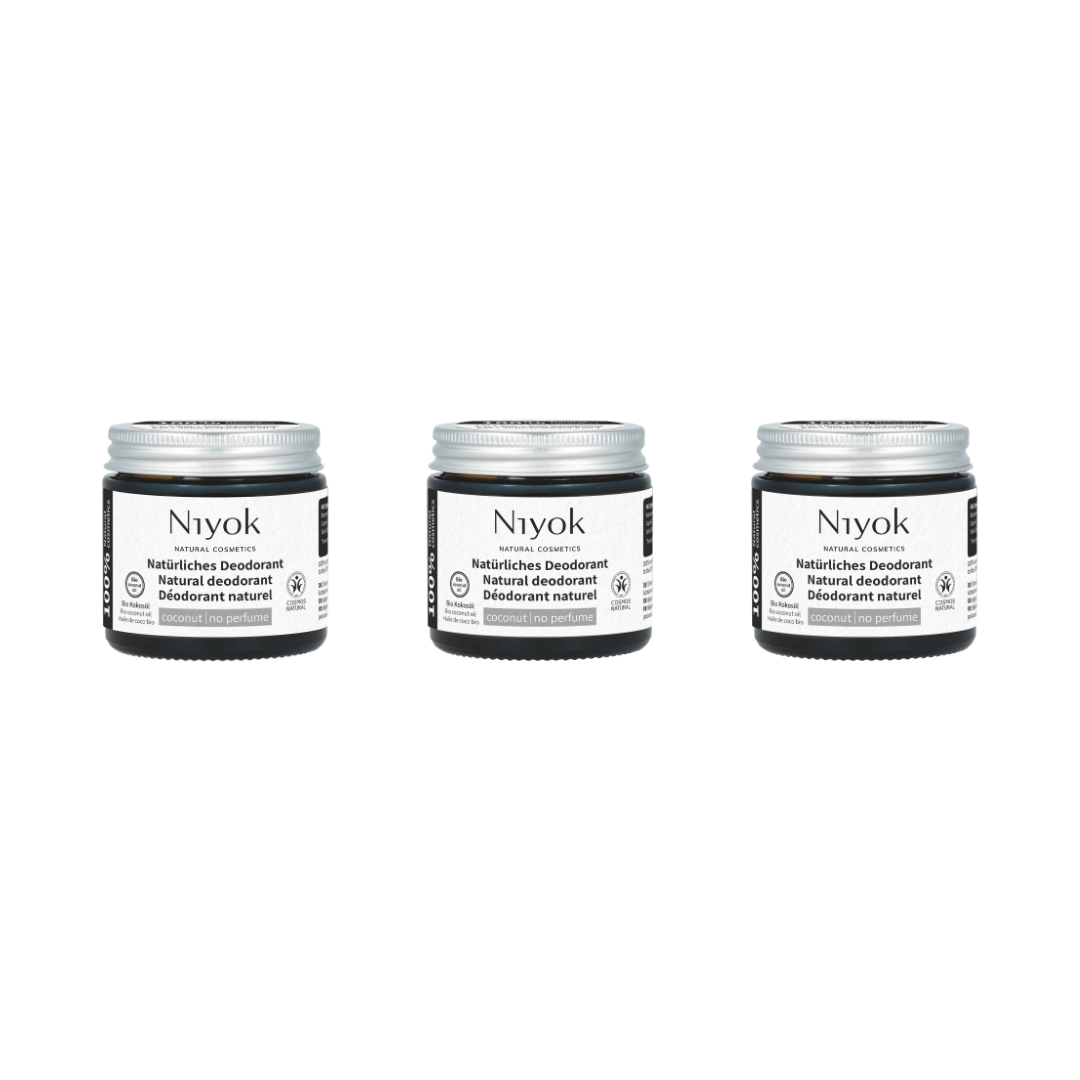 Deocreme (Kokos) – Ohne Parfüm, sanfter Kokosduft – 2 in 1 Antitranspirant + Schutz – ohne Aluminium