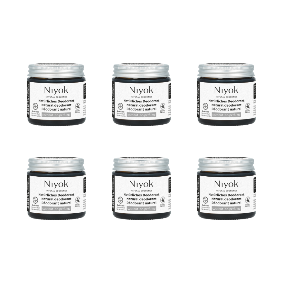 Deocreme (Kokos) – Ohne Parfüm, sanfter Kokosduft – 2 in 1 Antitranspirant + Schutz – ohne Aluminium