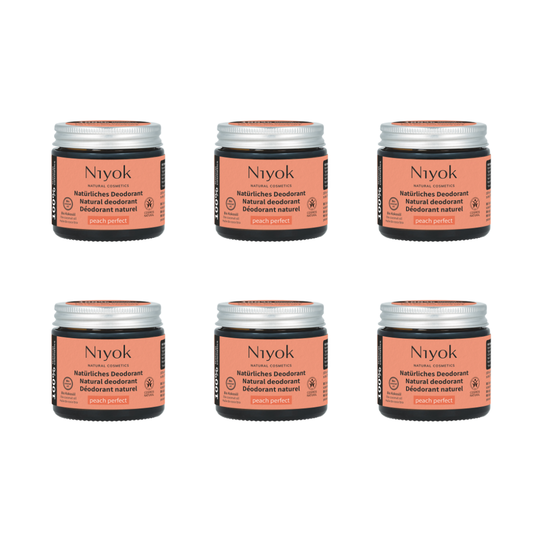 Deocreme (Peach Perfect) – Fruchtiger & leicht herber Duft – 2 in 1 Antitranspirant + Schutz – ohne Aluminium