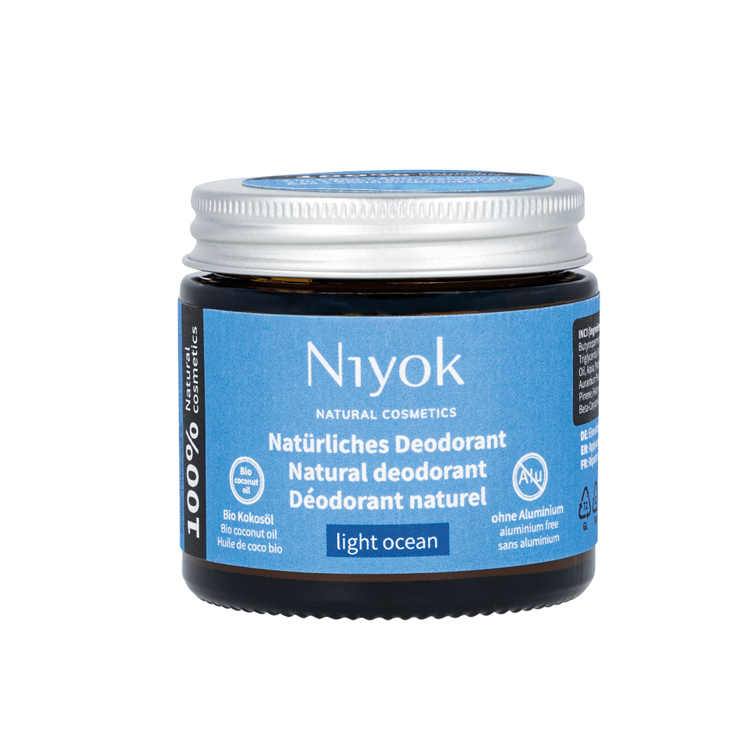 Deocreme (Light Ocean) – Zitronig-frischer Duft – 2 in 1 Antitranspirant + Schutz – Vegan & ohne Aluminium