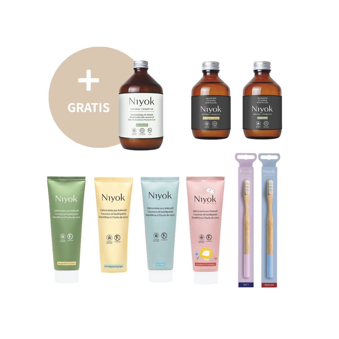 Mundhygiene Routine mit Kokosöl