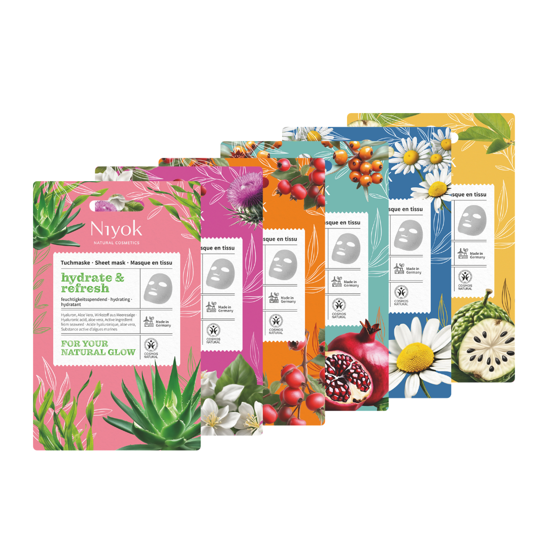 Tuchmasken Benefit Bundle, kaufe fünf & spare 15%